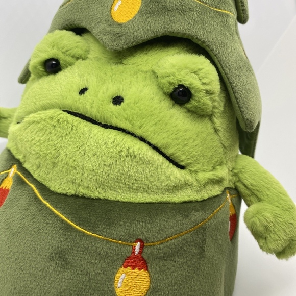JELLYCAT CHRISTMAS TREE RICKY RAIN FROG New Plush Collectible Toy Gift Authentic - Picture 10 of 12
